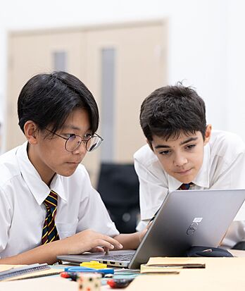 Brighton College Vibhavadi pupils learning to code in Computer Science, developing future-ready digital skills.