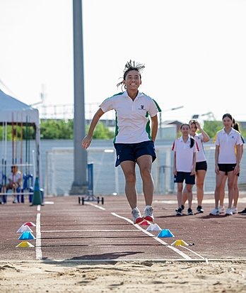A Level PE class at Brighton College Vibhavadi, focusing on health, performance, and physical development.