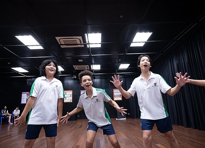  Boys enjoying dance club at Brighton College Vibhavadi, building confidence and creativity through movement and expression. 