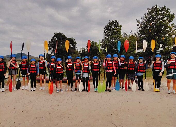  Brighton College Vibhavadi pupils sailing as part of a school trip, building confidence and leadership through purposeful experiential learning. 