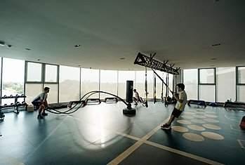 Brighton College Vibhavadi’s modern Fitness Centre, supporting pupil health, strength, and physical development through world-class facilities.