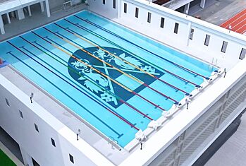 Brighton College Vibhavadi's outdoor swimming pool, supporting pupil fitness and wellbeing beyond the classroom.