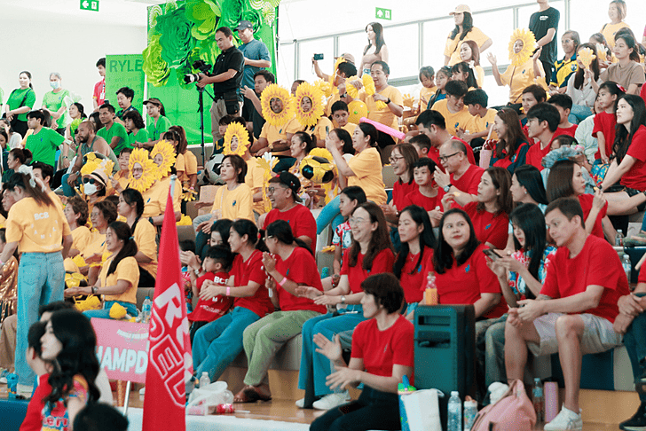  Brighton College Vibhavadi pupils joining house colour activities, building a strong sense of belonging and community in school life. 