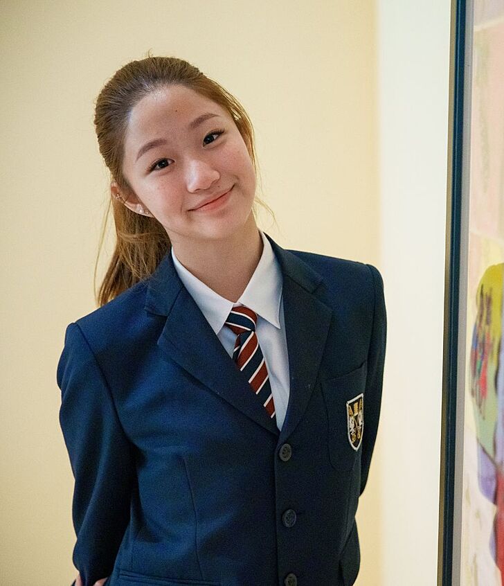  Pupil practising self-kindness at Brighton College Vibhavadi. 