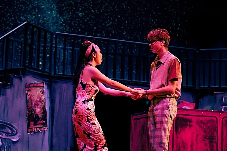  Brighton College Vibhavadi Sixth Form pupils performing on stage, growing confidence through creative expression and performing arts education. 